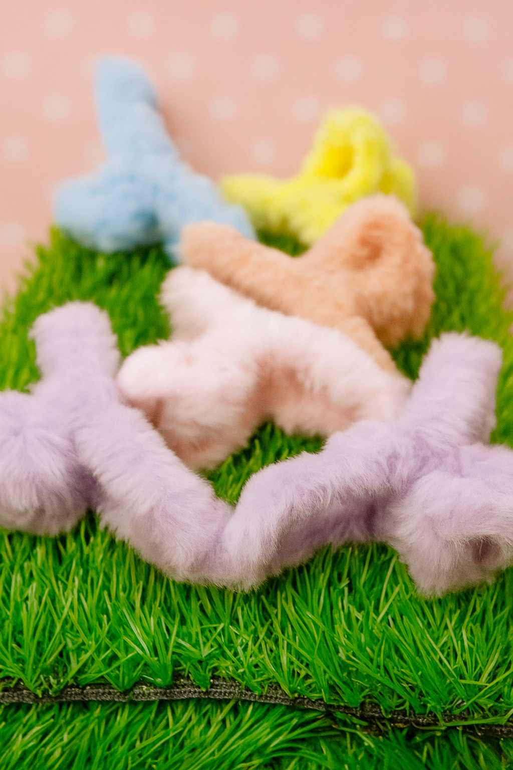 Fluffy Hair Clips (4 pieces)