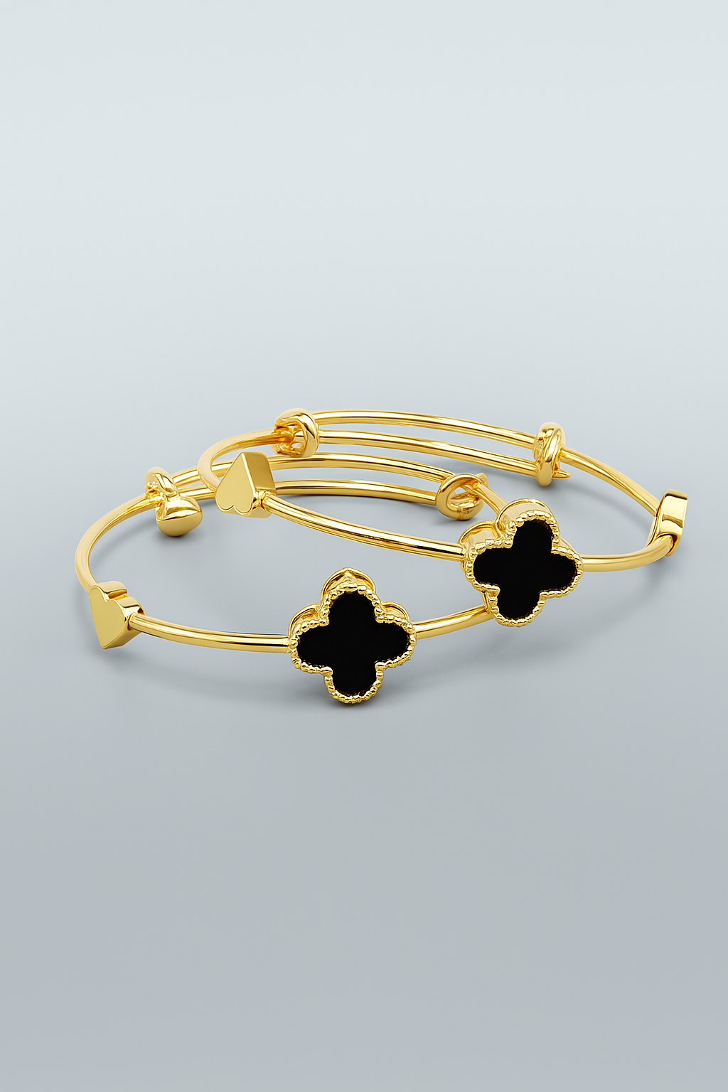 Clover Bangles (Pair)